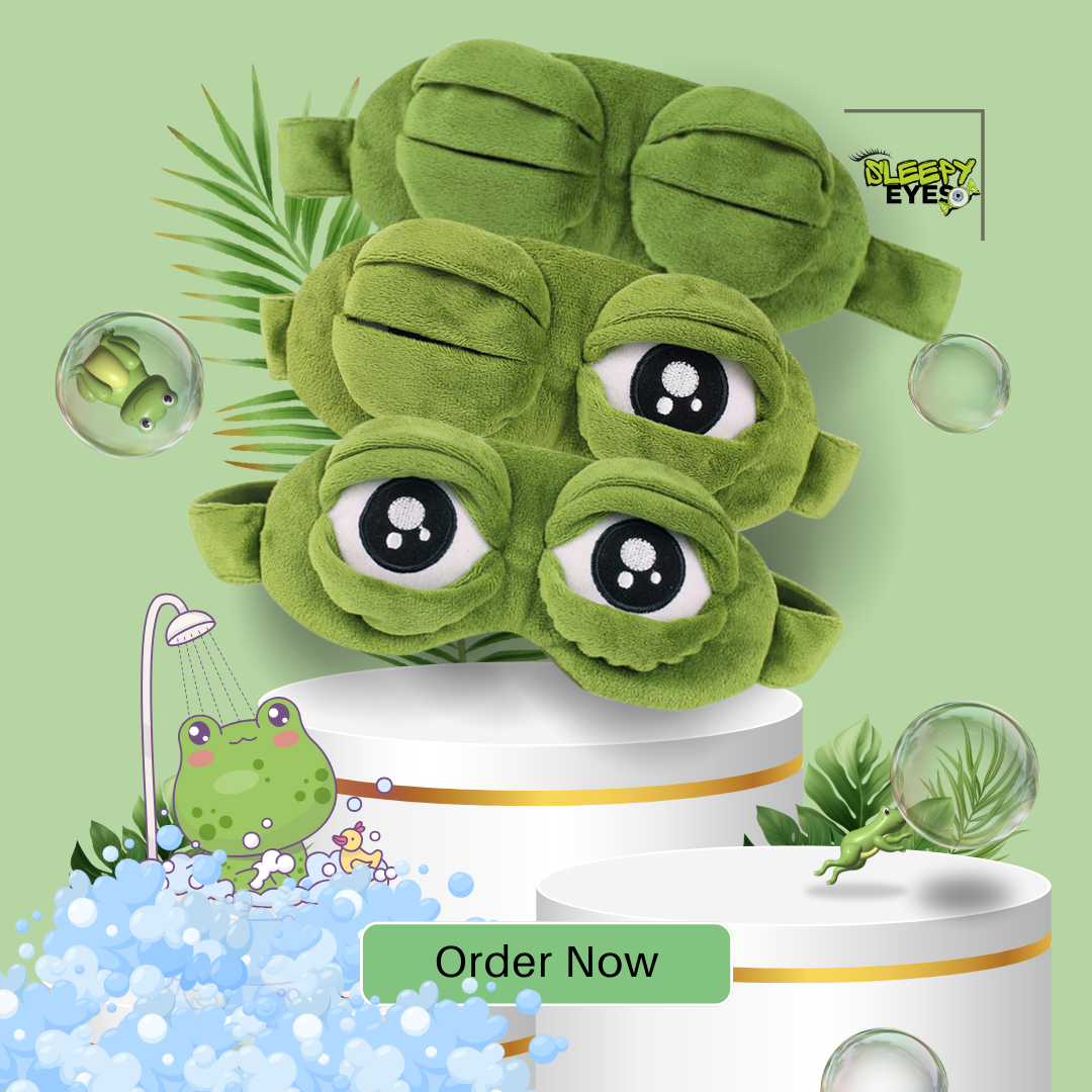 Froggy Dream Sleepy Eyes Mask